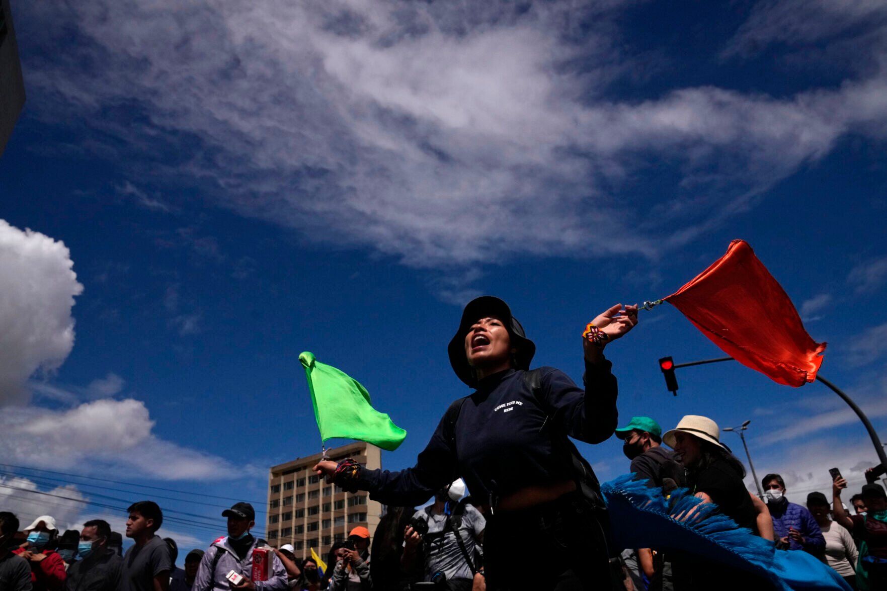 APTOPIX Ecuador Protests